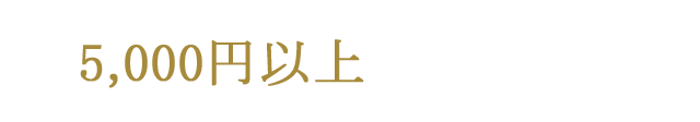 5,000円以上