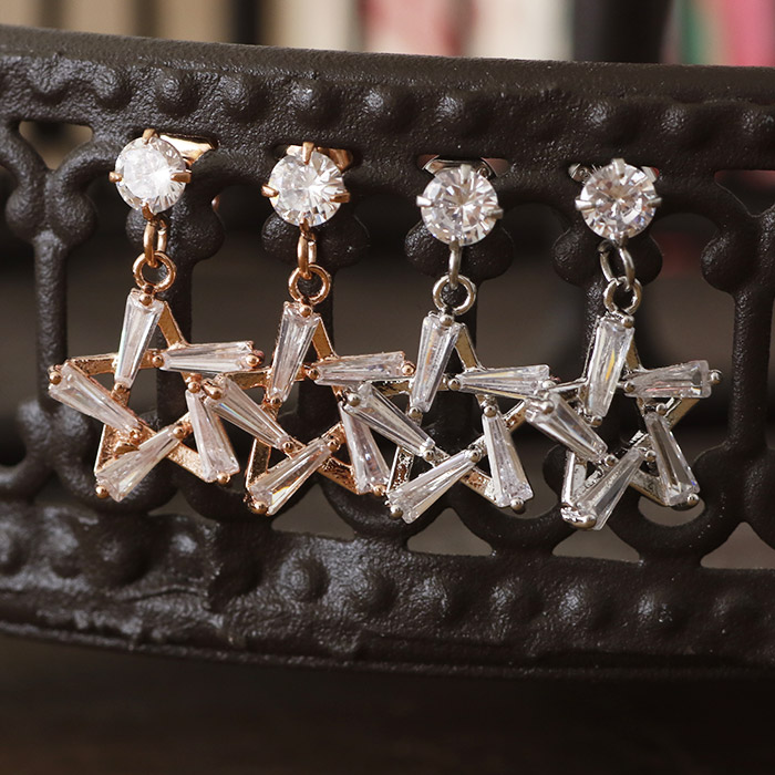 ジュエルスター ステンレス ピアス(1ペア)